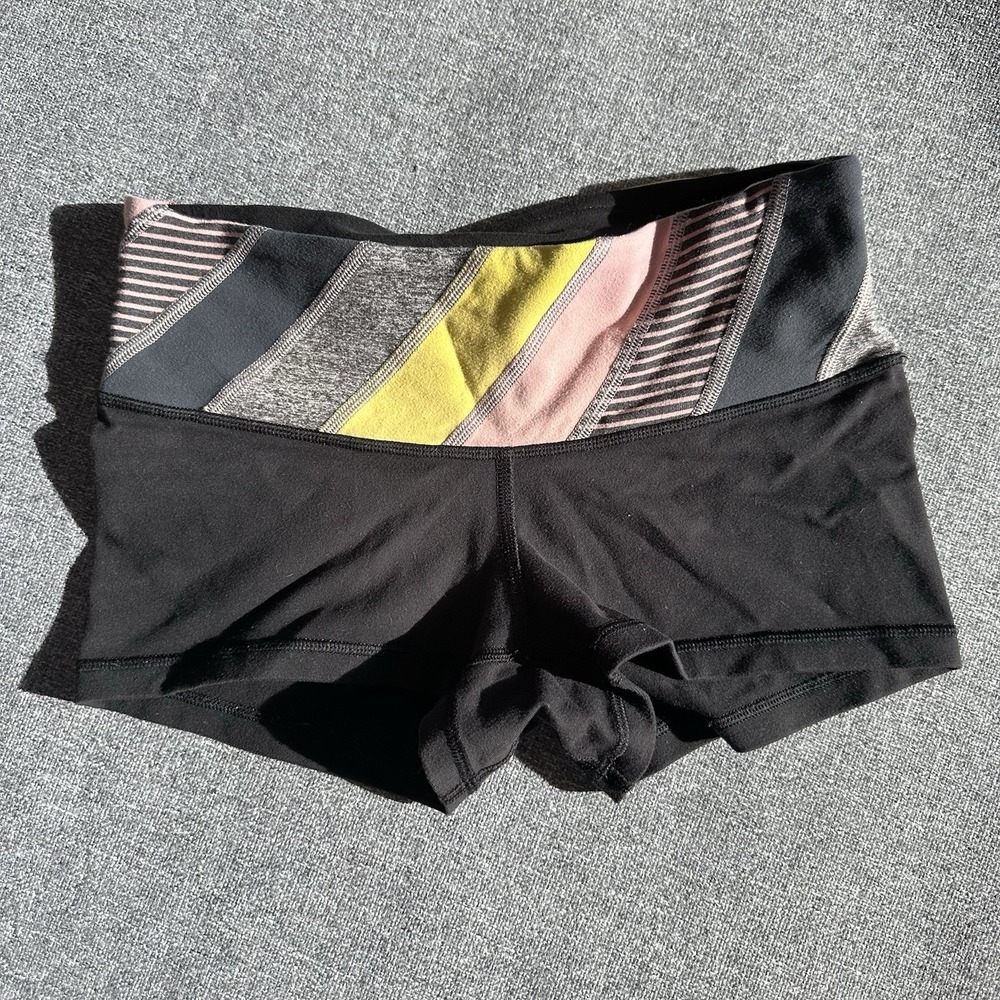 Lululemon Shorts Women's Align Black Run Speed Yoga Gym Tights Inseam